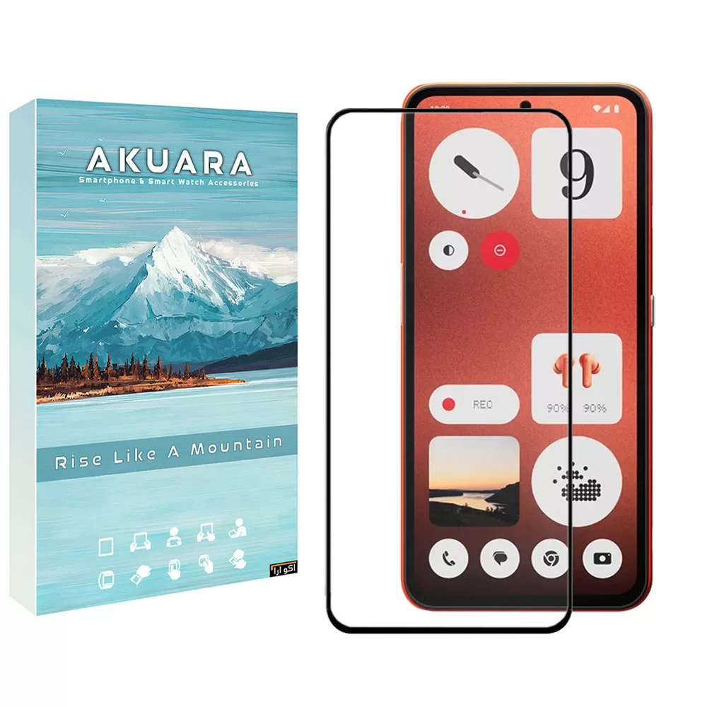 محافظ صفحه نمایش آکوآرا مدل AKU fl1 مناسب برای گوشی موبایل ناتینگ Nothing CMF Phone 1