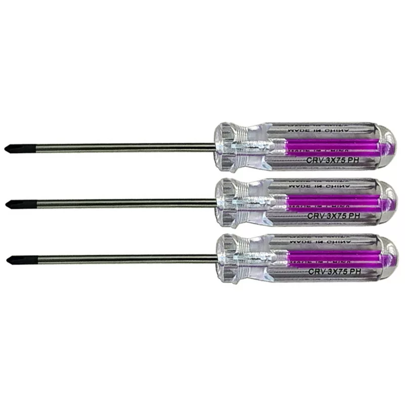 پیچ گوشتی چهارسو میکس مدل AT – 3×75 مجموعه 3 عددی