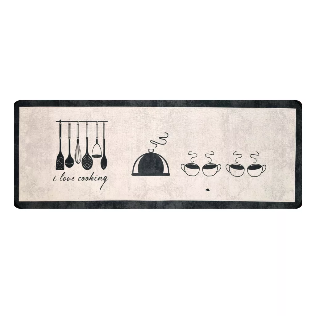 پادری مدل فرشینه آشپزخانه فانتزی کد K-42 سایز 50*150 سانتی متر مناسب برای فضای داخلی