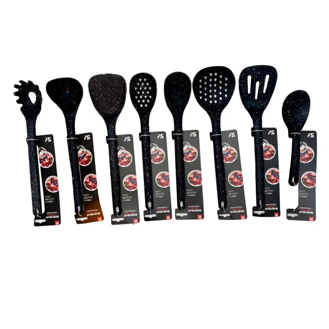 سرویس کفگیر و ملاقه سیلیکونی 8 پارچه شنگیا مدل 2026 سرویس کفگیر و ملاقه سیلیکونی 8 پارچه شنگیا مدل 2026