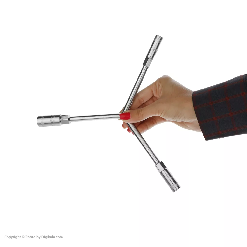 آچار بکس سه پر مدل بلند کد 81012 سایز 8-12 میلی متر