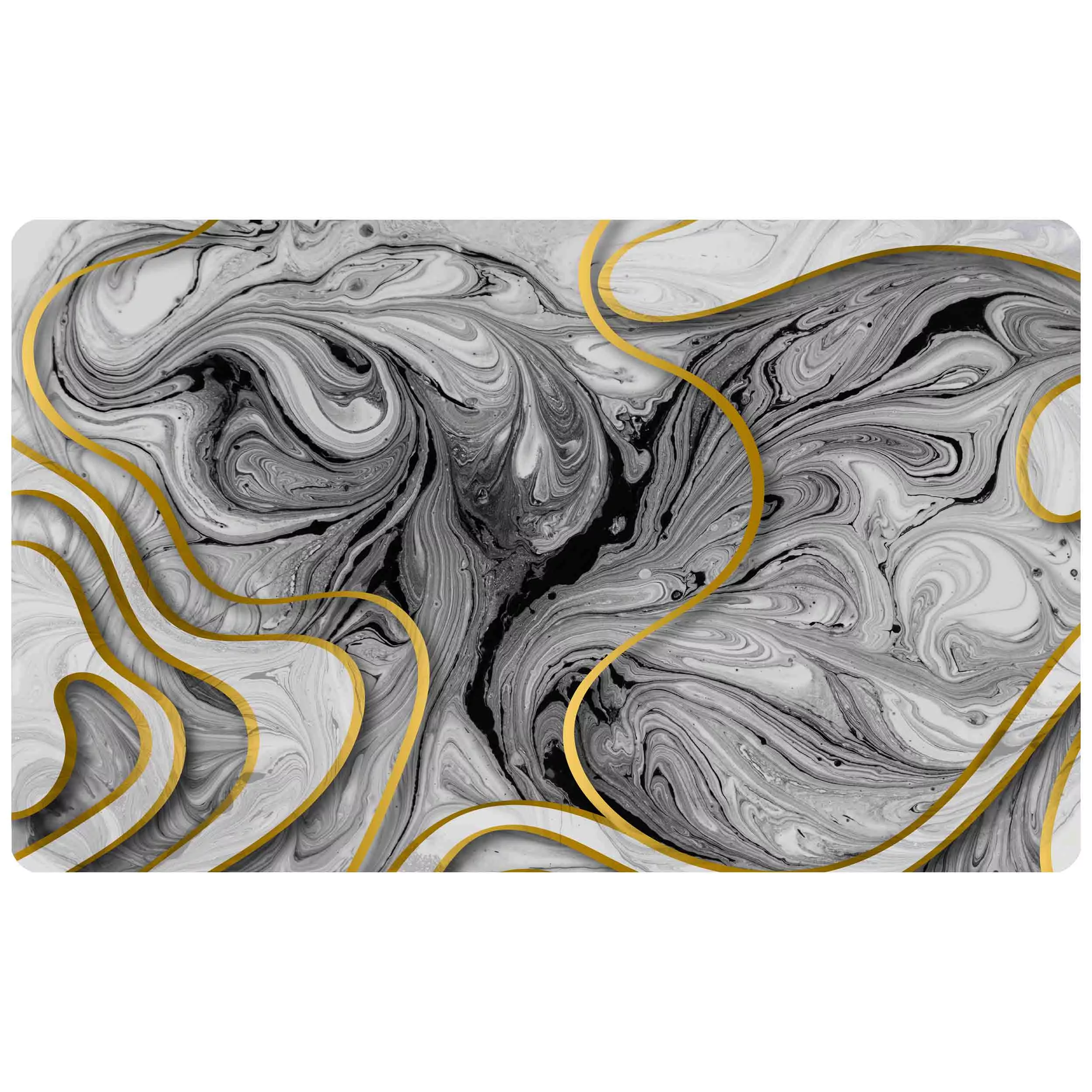 پادری مدل ورودی رویه مخمل  کد S254 سایز 75x45 سانتی متر