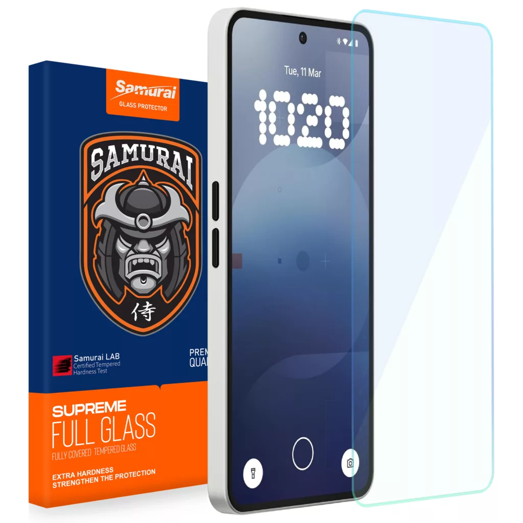 محافظ صفحه نمایش سامورایی مدل Invisiglass مناسب برای گوشی موبایل ناتینگ phone 3a Pro / 3a