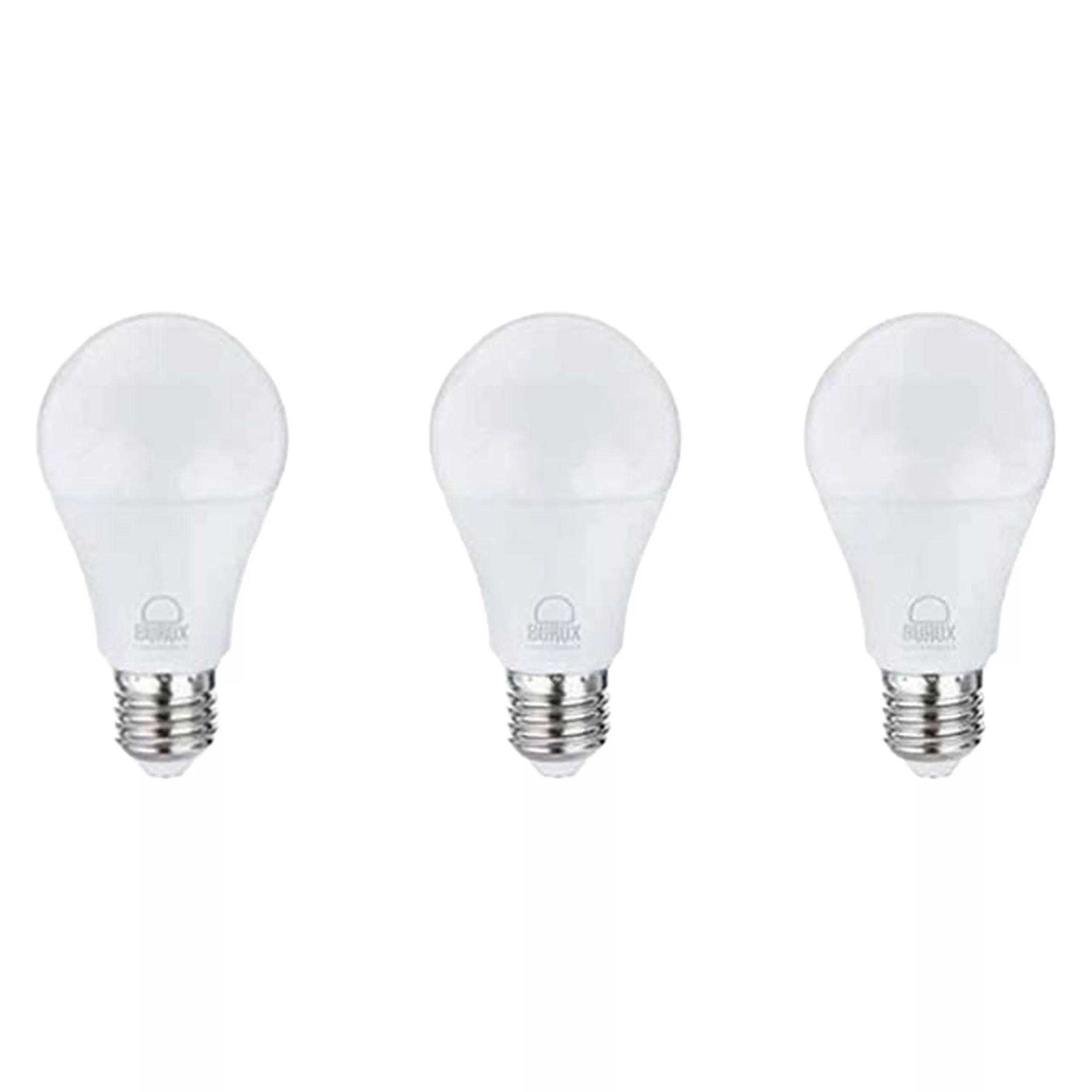 لامپ ال ای دی 10 وات بروکس مدل NA60 پایه E27 بسته 3 عددی