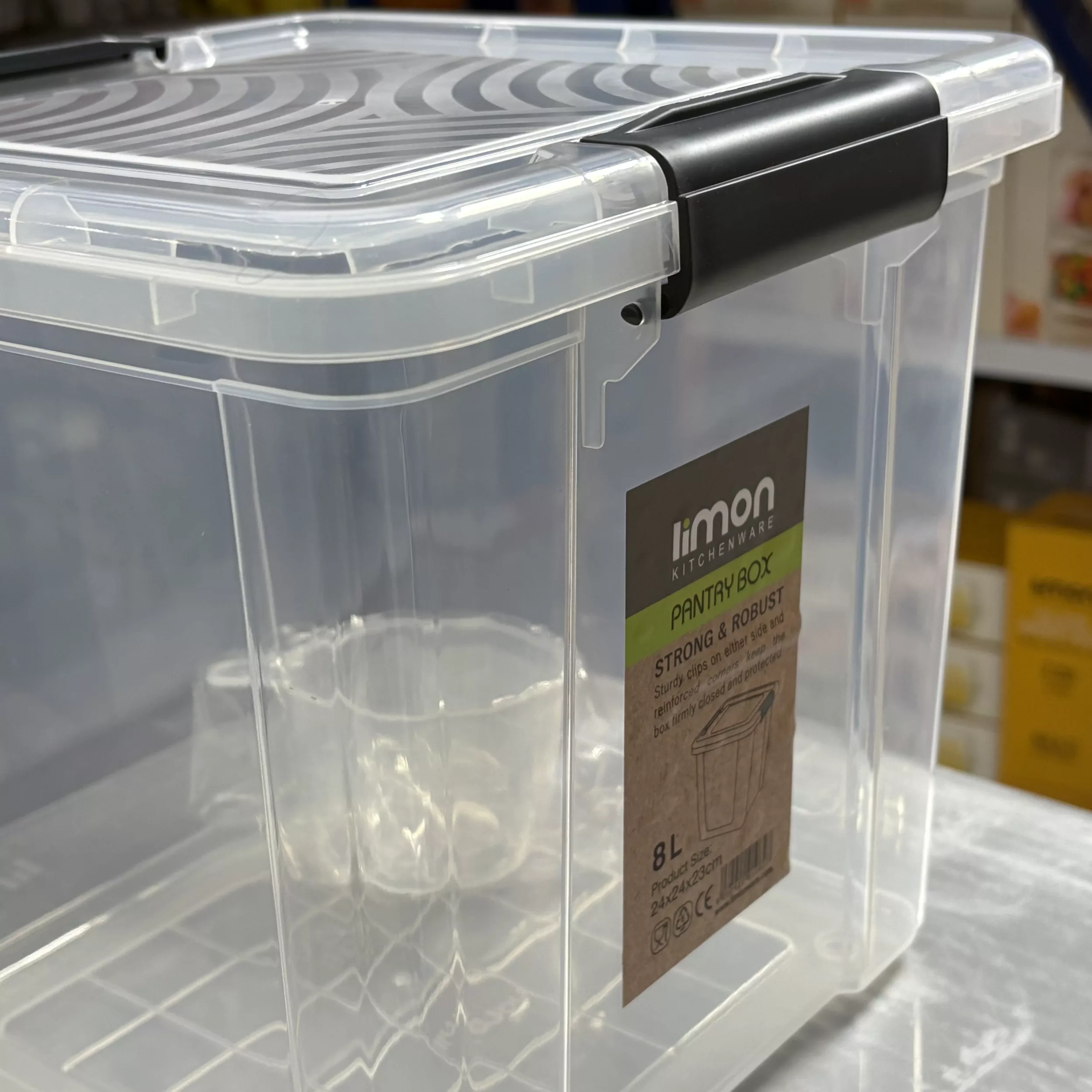 ظرف نگهدارنده لیمون مدل باکس مربع H2401