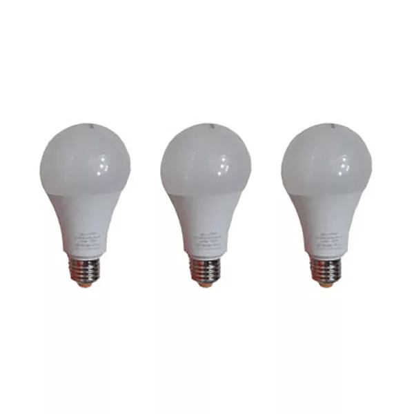لامپ ال ای دی 12 وات نمانور مدل A65 پایه E27 بسته 3 عددی