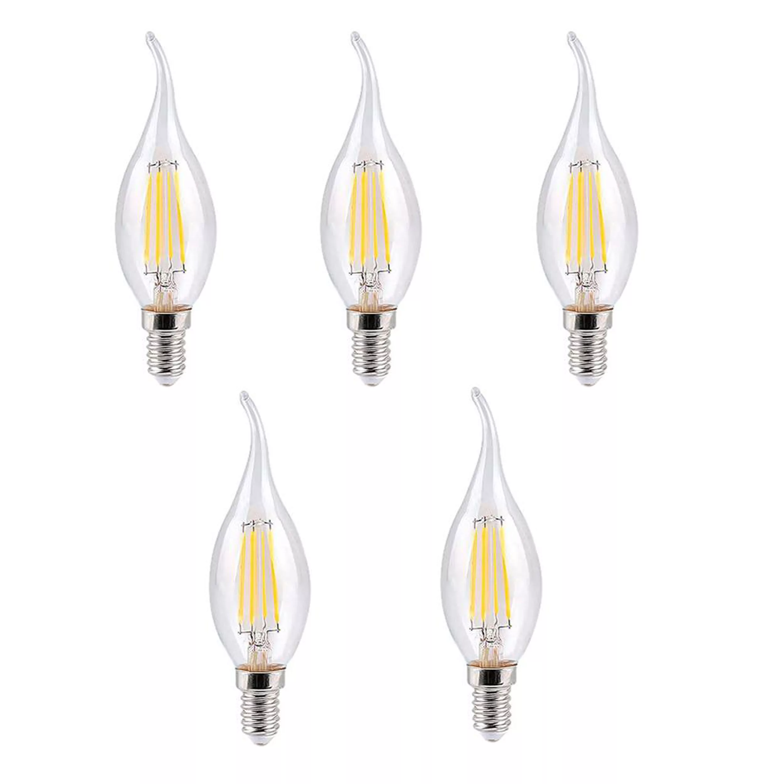 لامپ 6 وات فلامنتی مدل NS-20 بسته 5 عددی