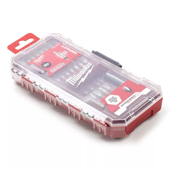 سری پیچ گوشتی میلواکی مدل SHOCKWAVE بسته 38 عددی