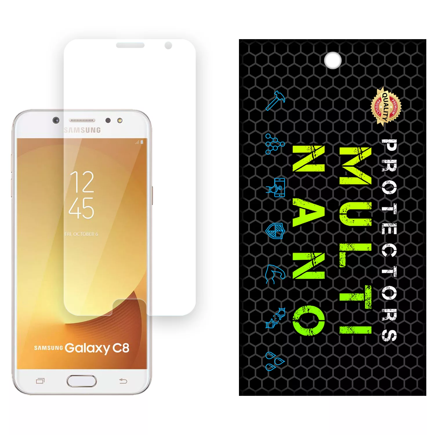 محافظ صفحه نمایش مولتی نانو مدل X-S1N مناسب برای گوشی موبایل سامسونگ Galaxy C8