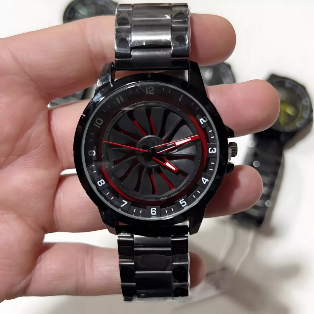 ساعت مچی عقربه‌ای کوارتز مردانه مدل اسپرت لوکس رینگ چرخان کد vi1