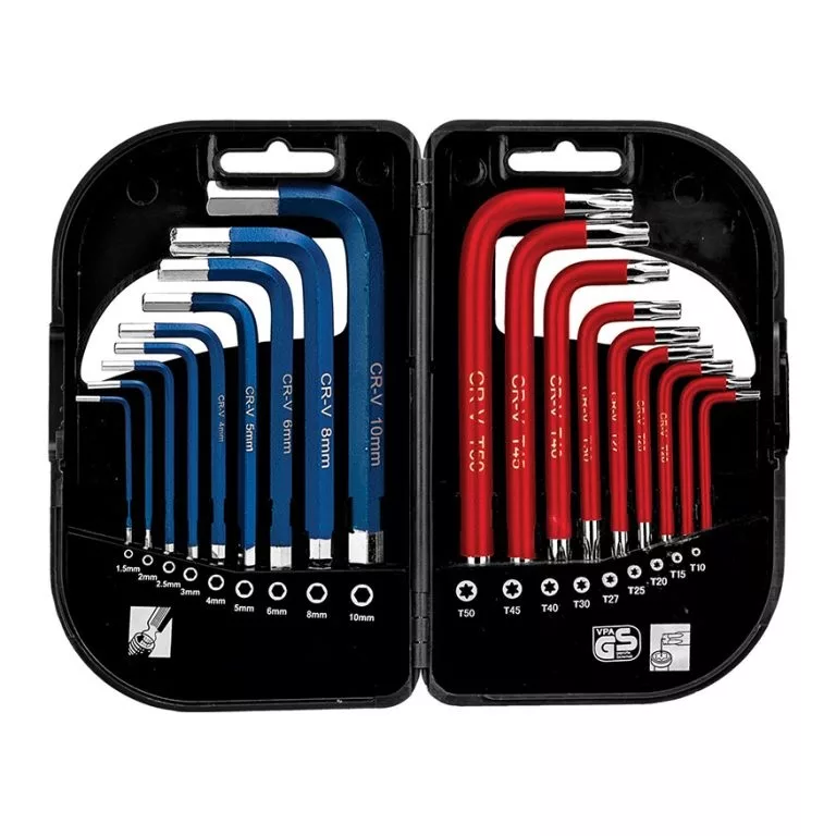 آچار آلن و ستاره ای  هیوندای مدل HT185 مجموعه 18 عددی