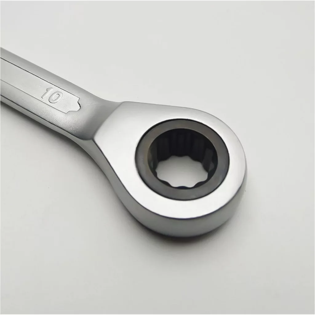 آچار یکسر تخت و یکسر رینگی جغجغه ای آزد مدل YT-10 سایز 10 میلی متر