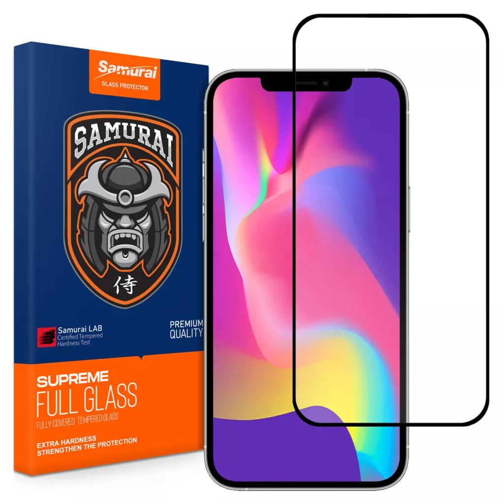 محافظ صفحه نمایش شیشه ای سامورایی مدل ovglass مناسب برای گوشی موبایل اپل iPhone 12 Pro Max