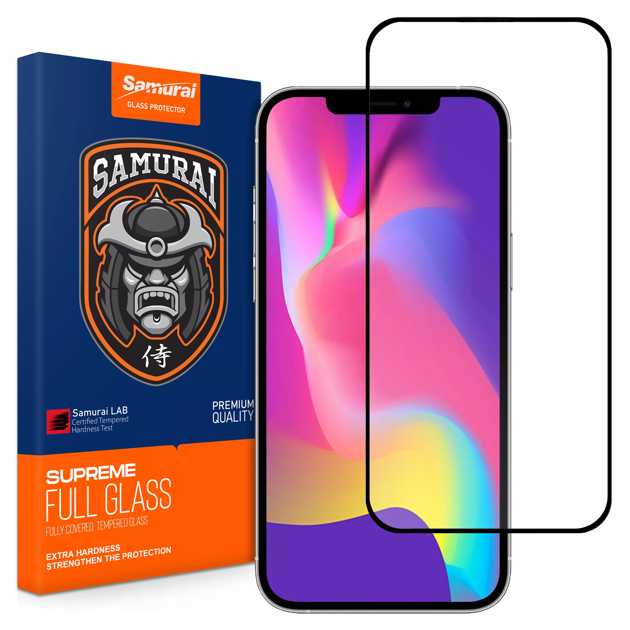 محافظ صفحه نمایش شیشه ای سامورایی مدل ovglass مناسب برای گوشی موبایل اپل iPhone 12 Pro Max