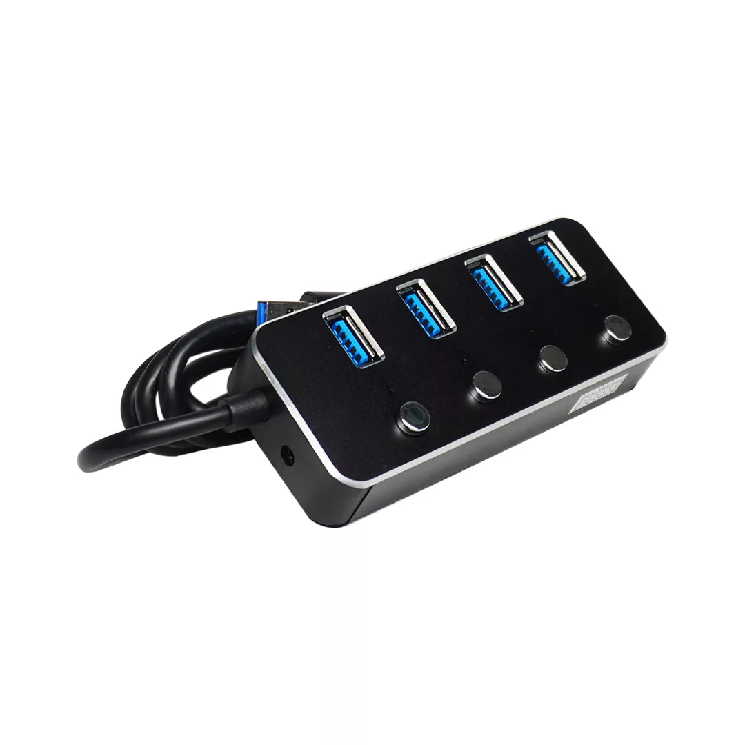 هاب 4 پورت USB3.0 کی نت مدل K-HUAMH504 هاب 4 پورت USB3.0 کی نت مدل K-HUAMH504