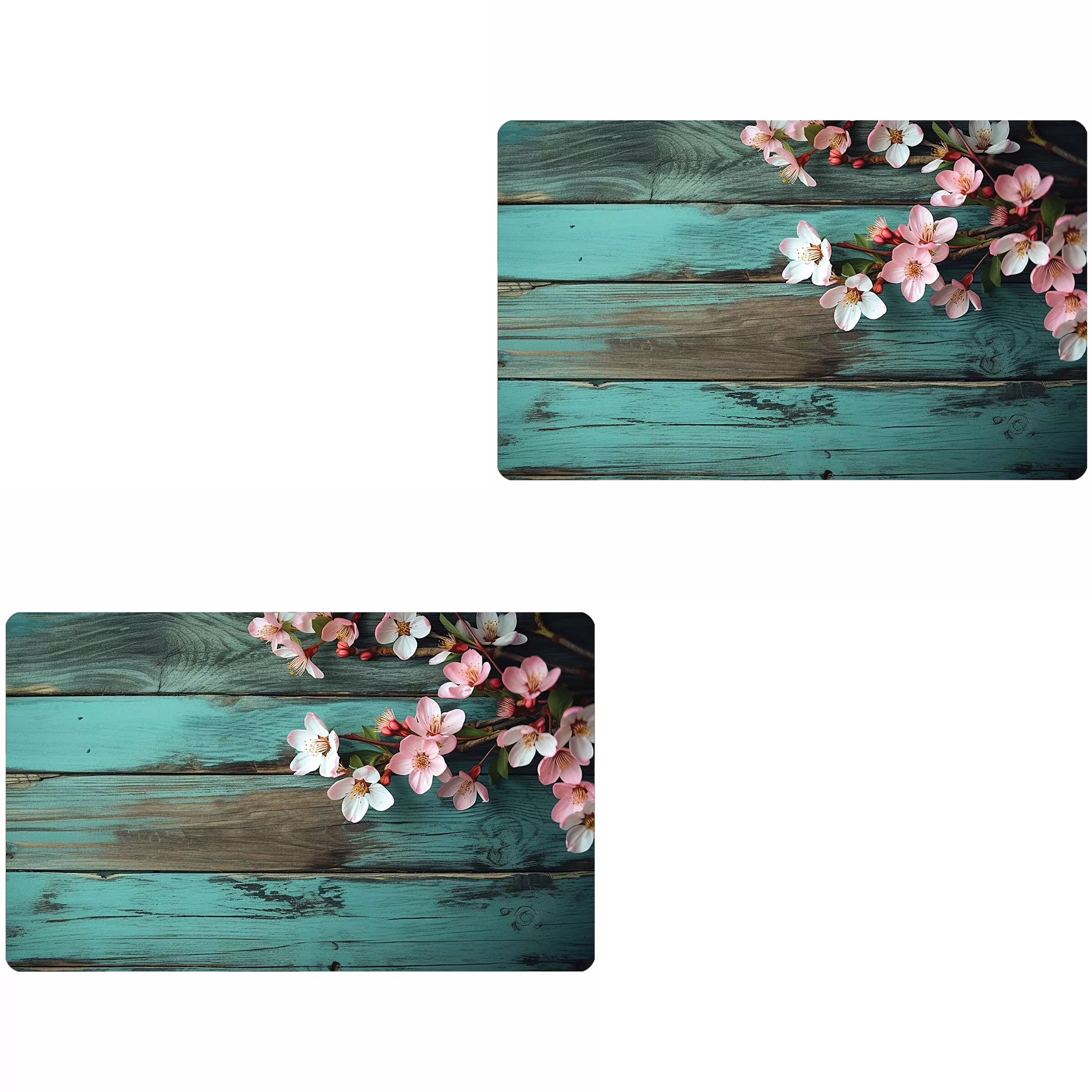 پادری مدل گل رویه مخمل طرح ترک کد D.506 سایز 75x45 سانتی متر مجموعه دو عددی