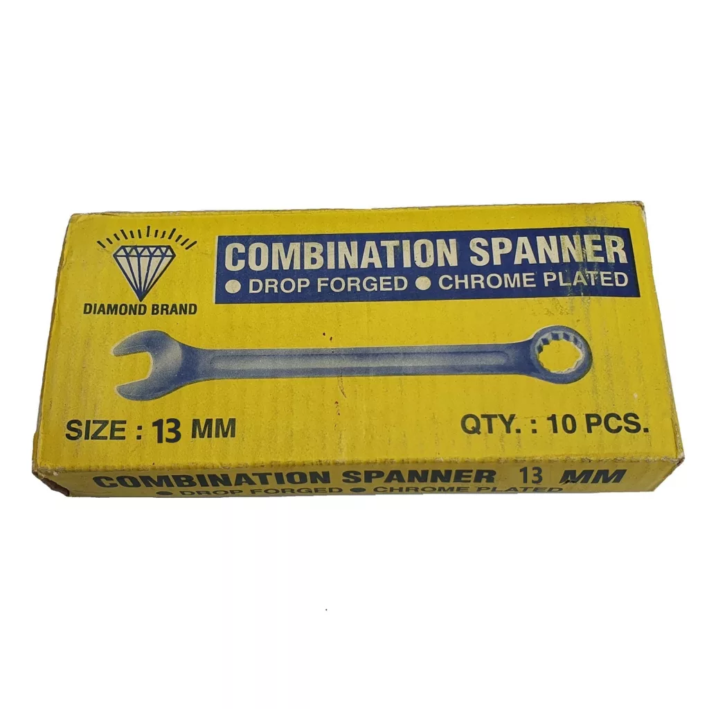 آچار يکسر تخت و یکسر رينگ دیاموند مدل Drop Forged سايز 13 میلی متر