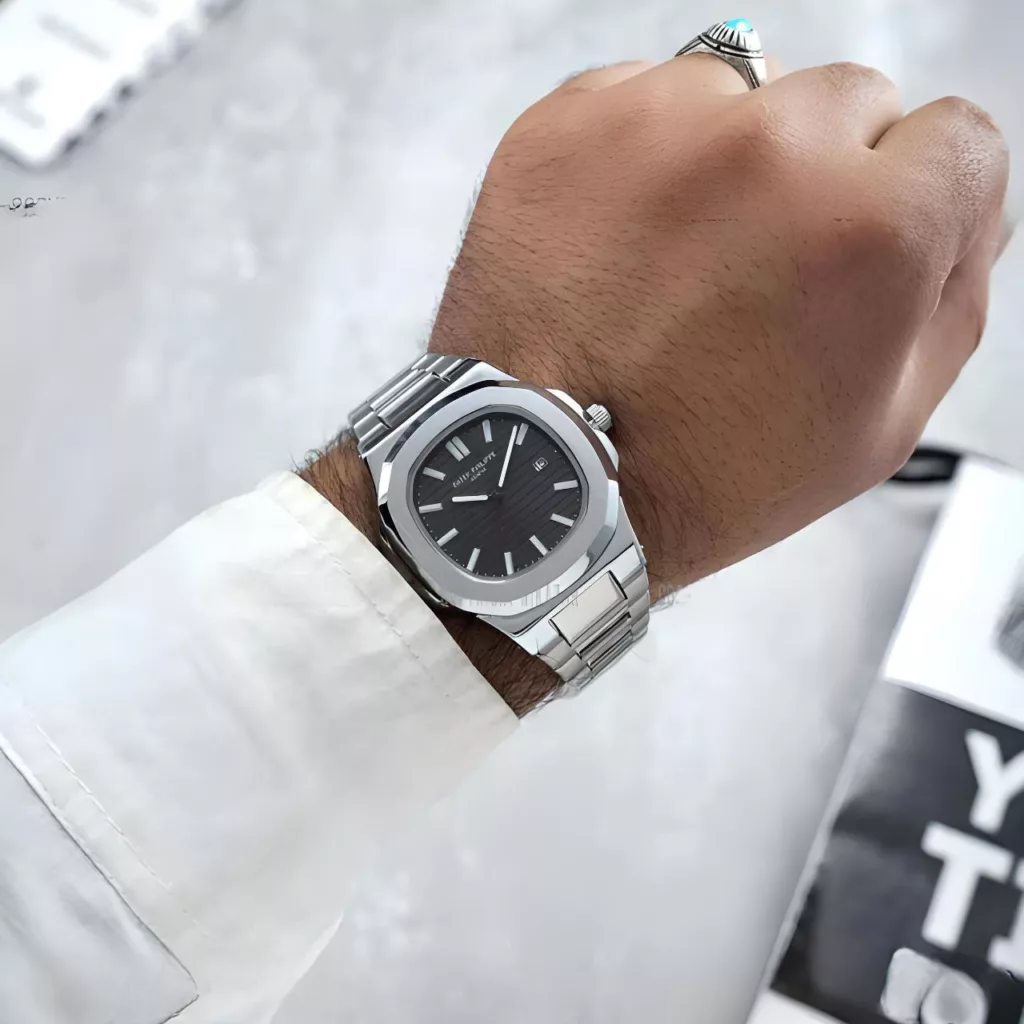 ساعت مچی عقربه‌ای کوارتز مردانه مدل کوارتز تقویم دار ناتیلوس کد 105