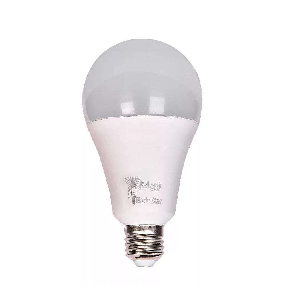 لامپ 10 وات نوین استار مدل حبابی پایه E27