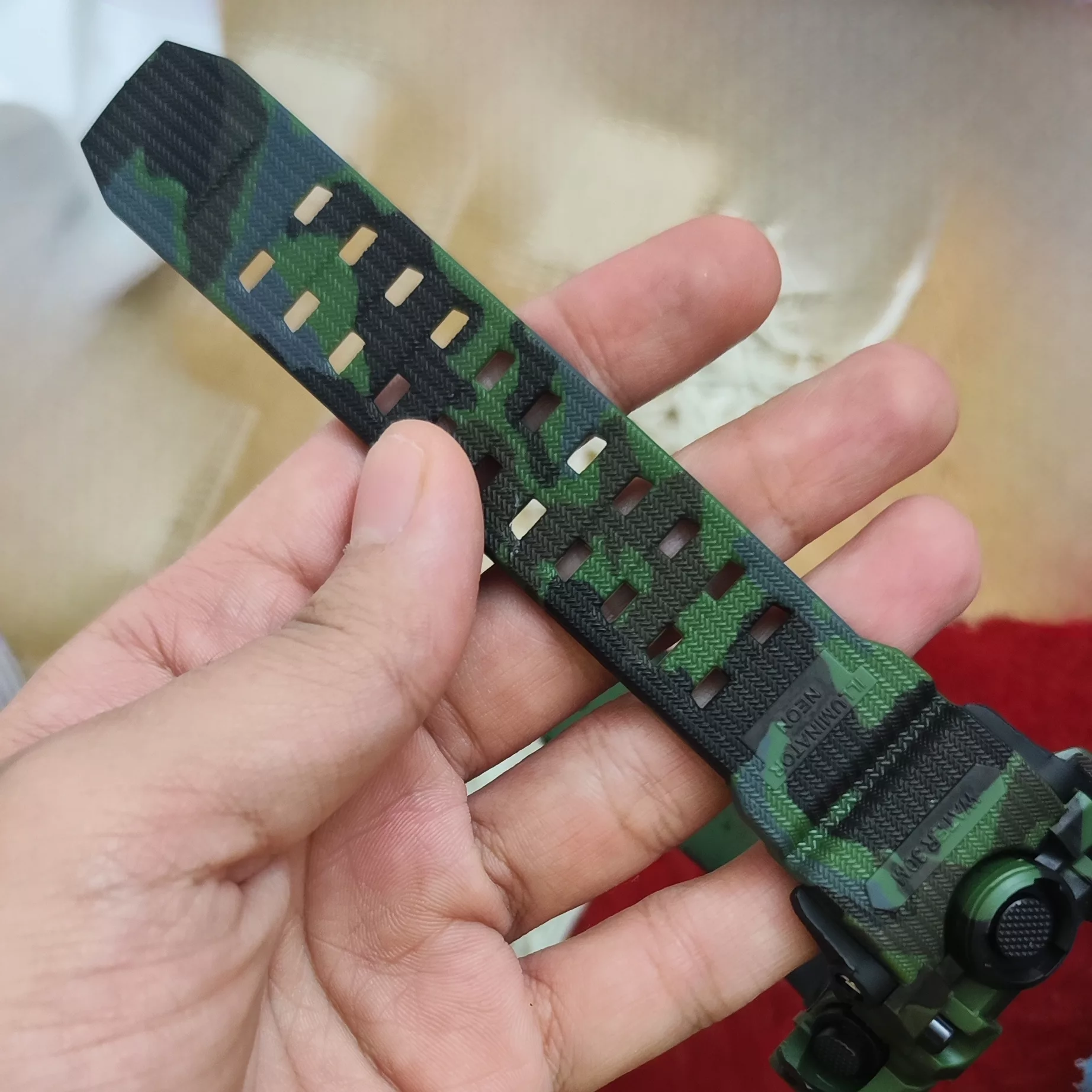 ساعت مچی دیجیتال مدل تک زمانه کرنومتر دار بند سیلیکونی کد 1