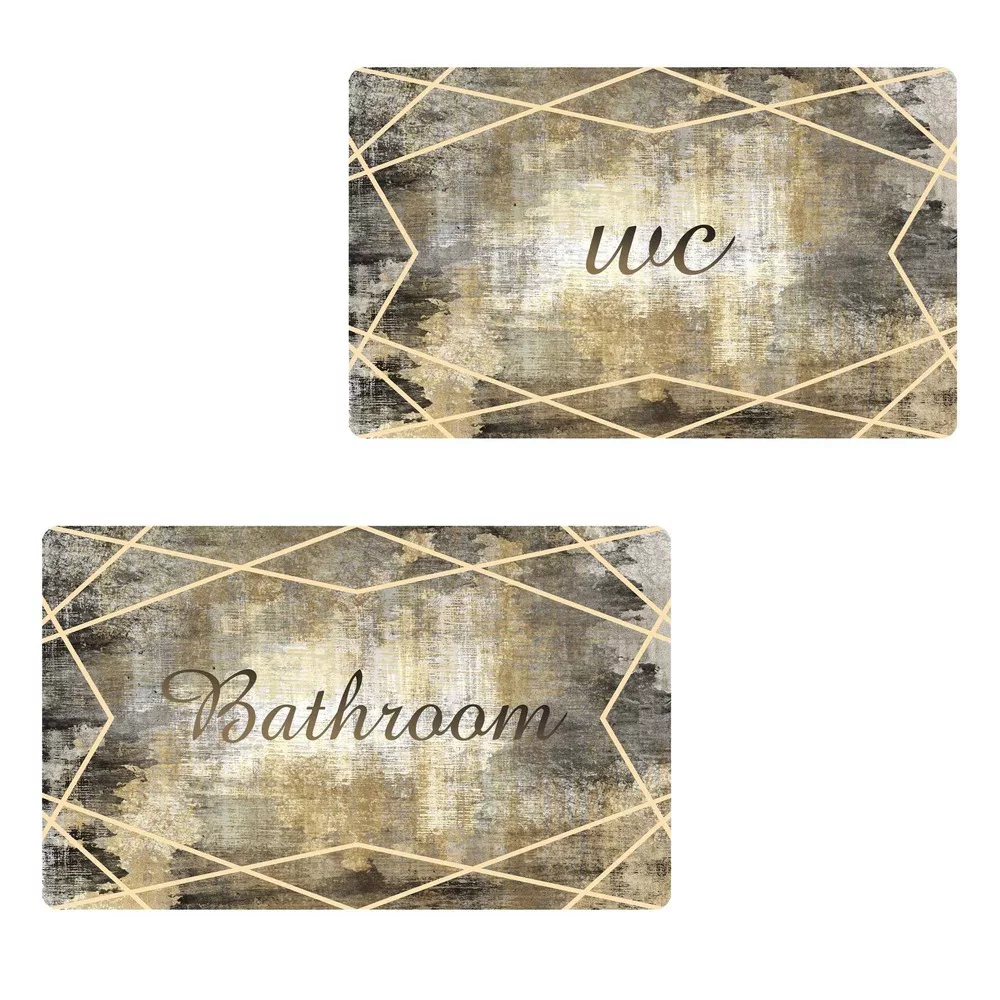 پادری مدل m421m22 مخمل حمام و دستشویی سایز 76×46 سانتی‌متر مناسب برای فضای داخلی مجموعه دو عددی