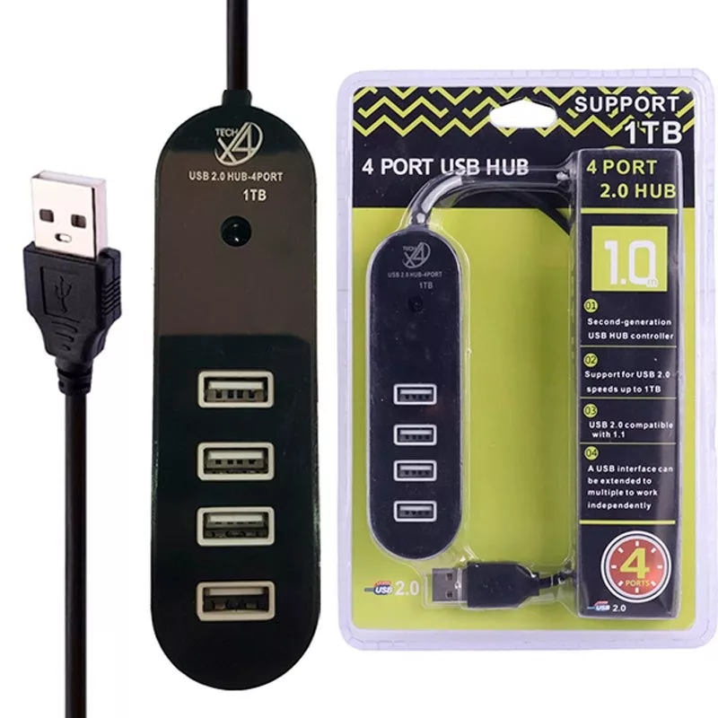 هاب 4 پورت USB 2.0 ایکس فورتک مدل X402