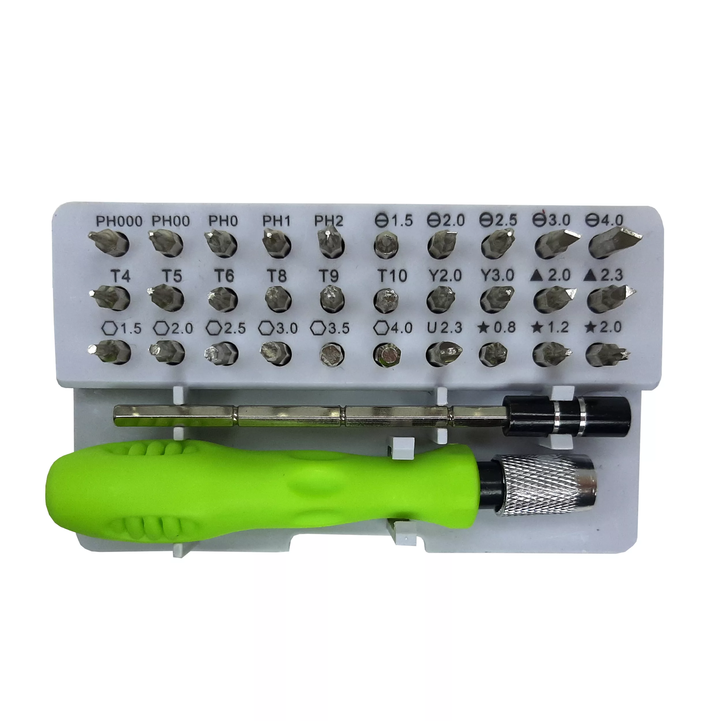 پیچ گوشتی موبایلی مولتی مدل HJ-32 مجموعه 32 عددی