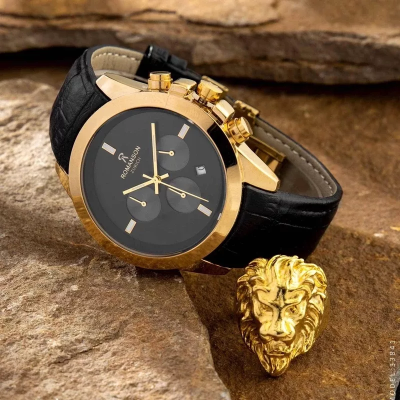 ساعت مچی عقربه‌ای مردانه رومانسون مدل کورنوگراف سه موتور فعال 028