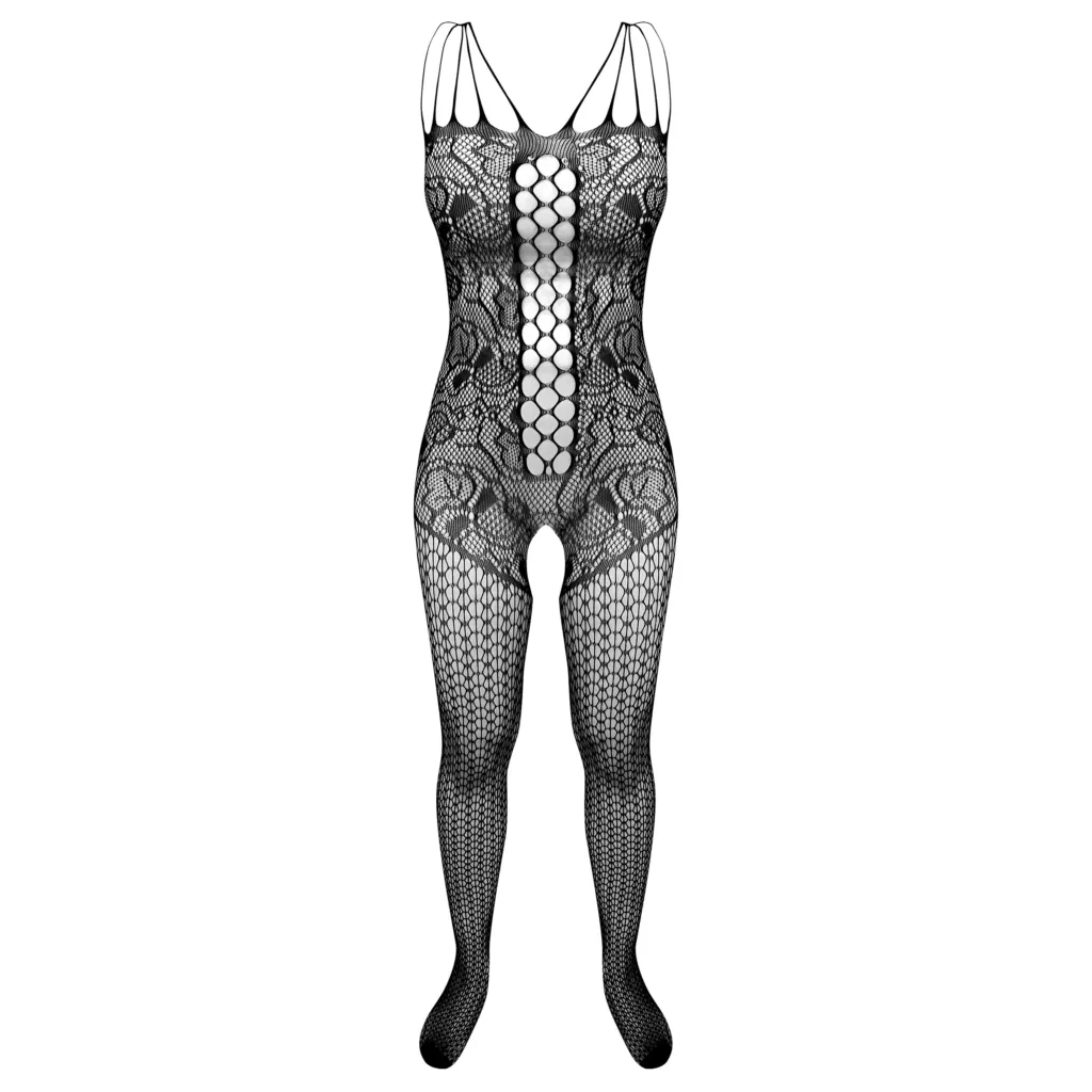 لباس خواب زنانه ماییلدا مدل فانتزی فاق باز کد 4855-1004