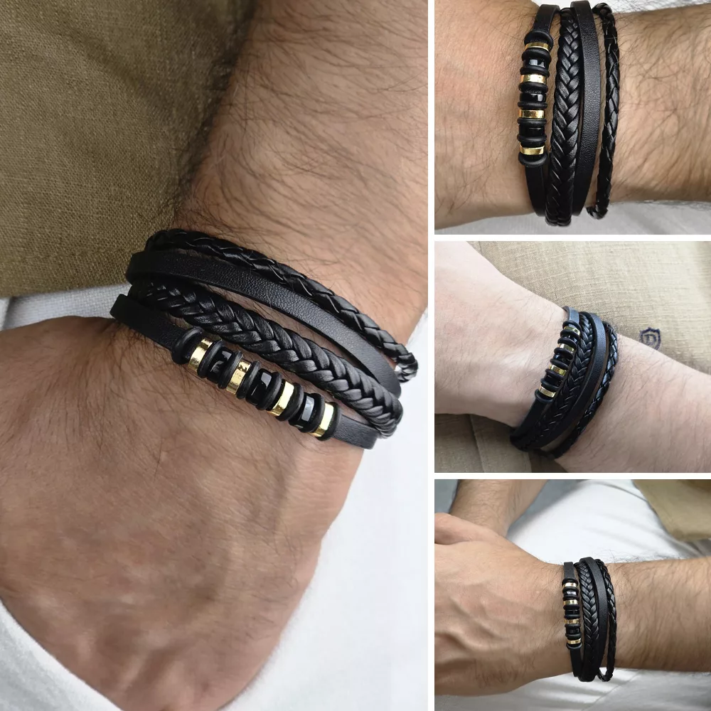 ساعت مچی عقربه‌ای کوارتز مردانه اسکمی مدل 9069GDWT به همراه دستبند