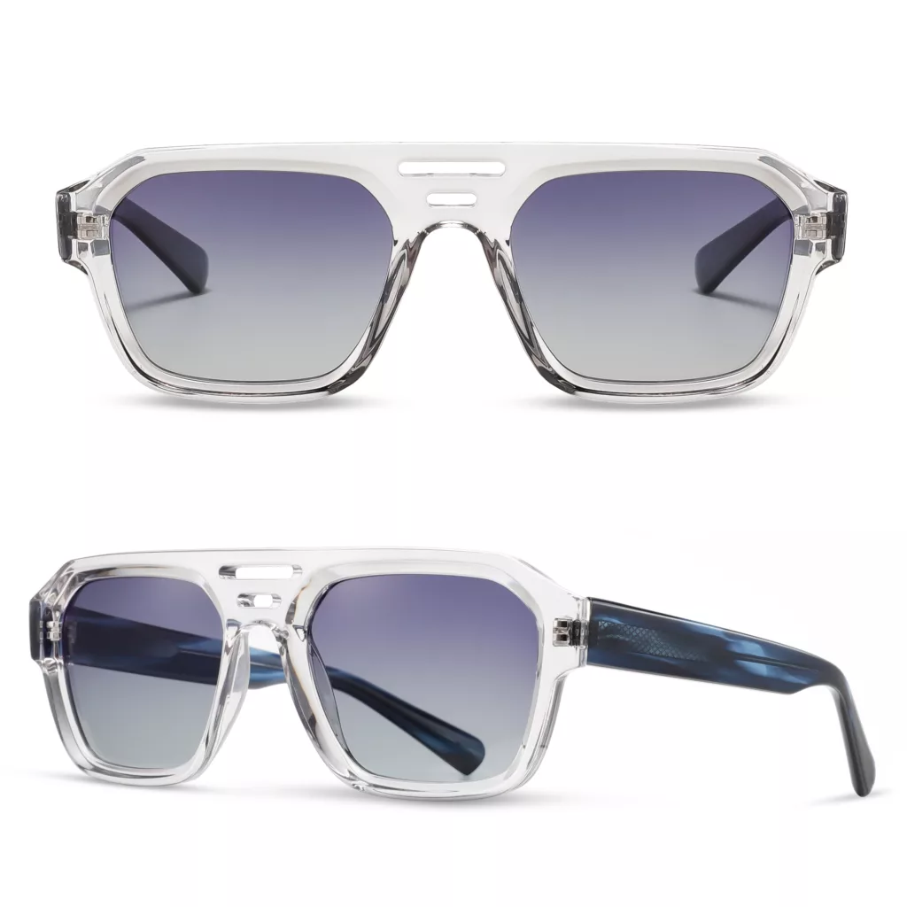 عینک آفتابی خلبانی (Aviator) آلبرت وگ مدل S31120C2 Acetate Avantgarde Visionary