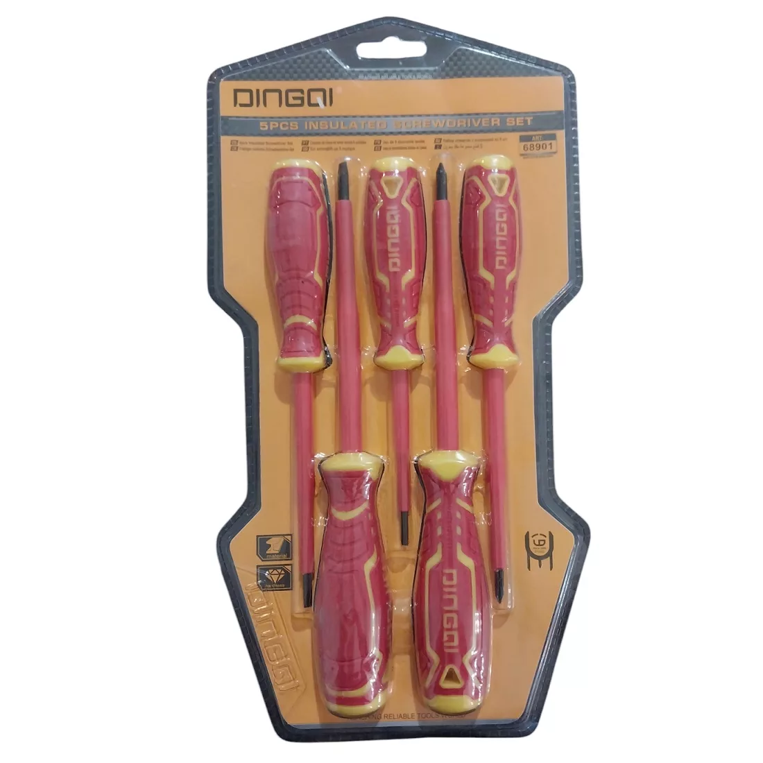 پیچ گوشتی دینگشی مدل 05-68901 مجموعه 5 عددی