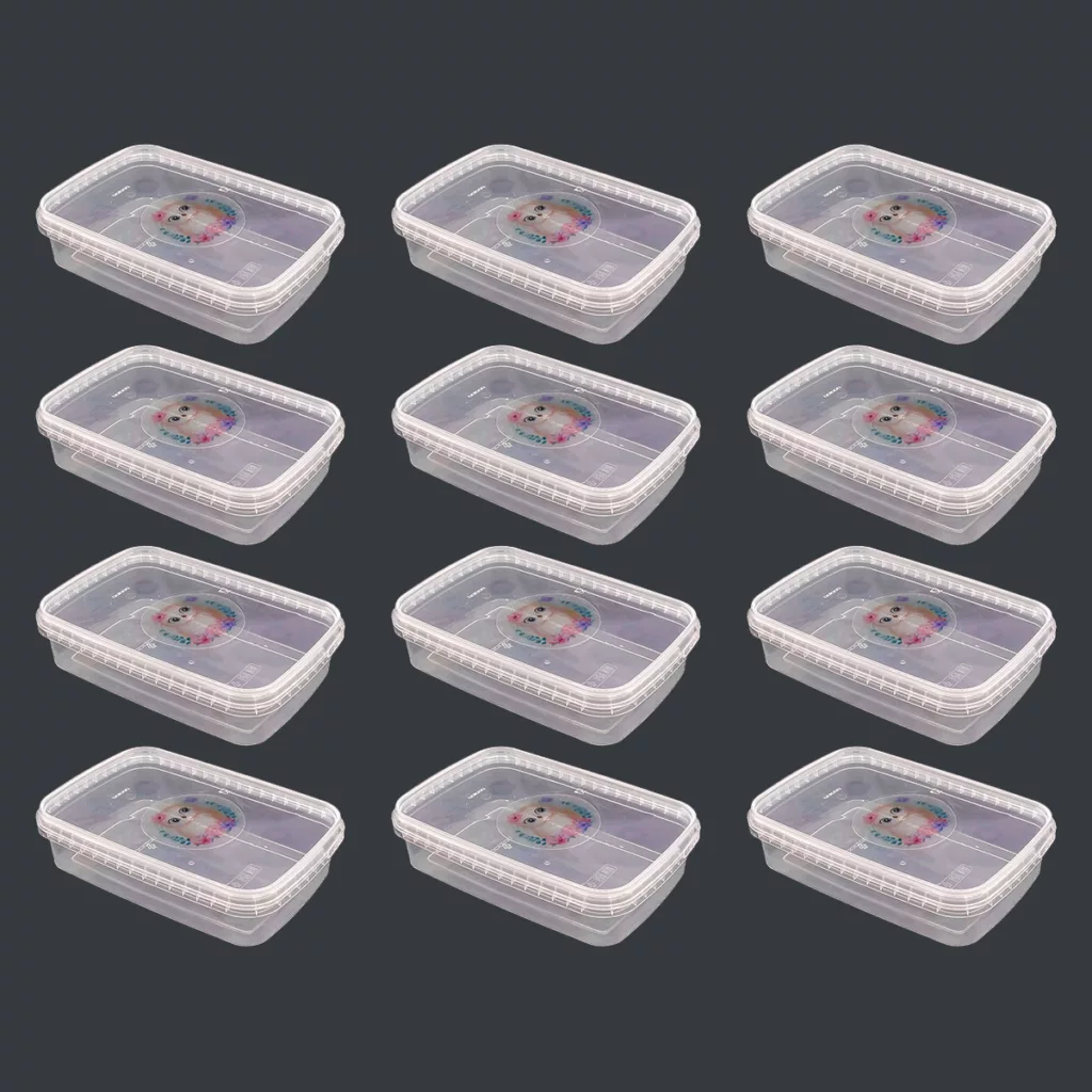 ظرف نگهدارنده مدل فریزری طرح جغد کد 700cc بسته 12 عددی