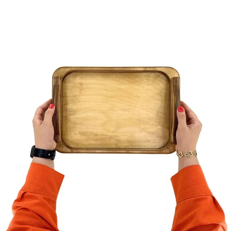 سینی مدل چوبی کد SN061