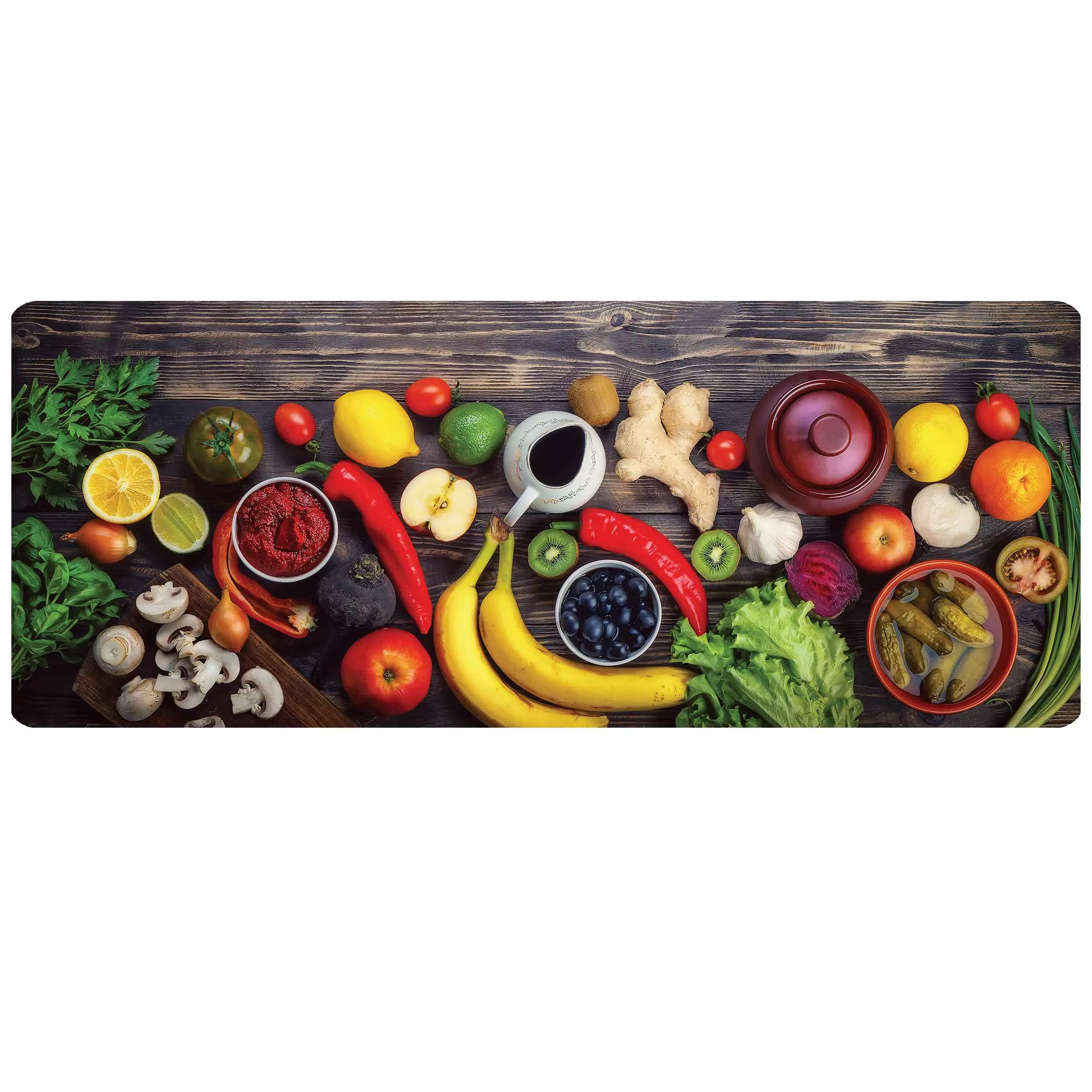 پادری مدل عریض جلوسینکی طرح آشپزخانه کد L6-613 سایز 46x109 سانتی متر