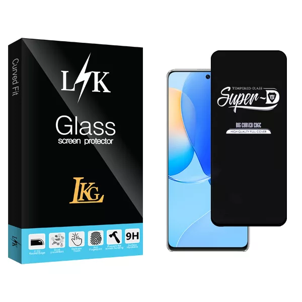 محافظ صفحه نمایش شیشه ای ال کا جی مدل LK Glass Super D مناسب برای گوشی موبایل هوآوی Nova 9 SE
