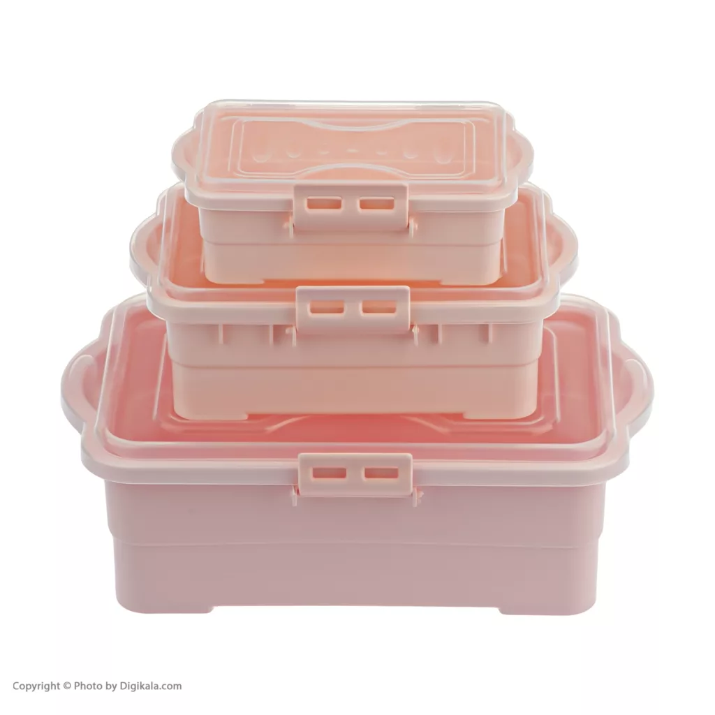 ظرف نگهدارنده ویرو پلاستیک کد 24592-2 مجموعه 3 عددی