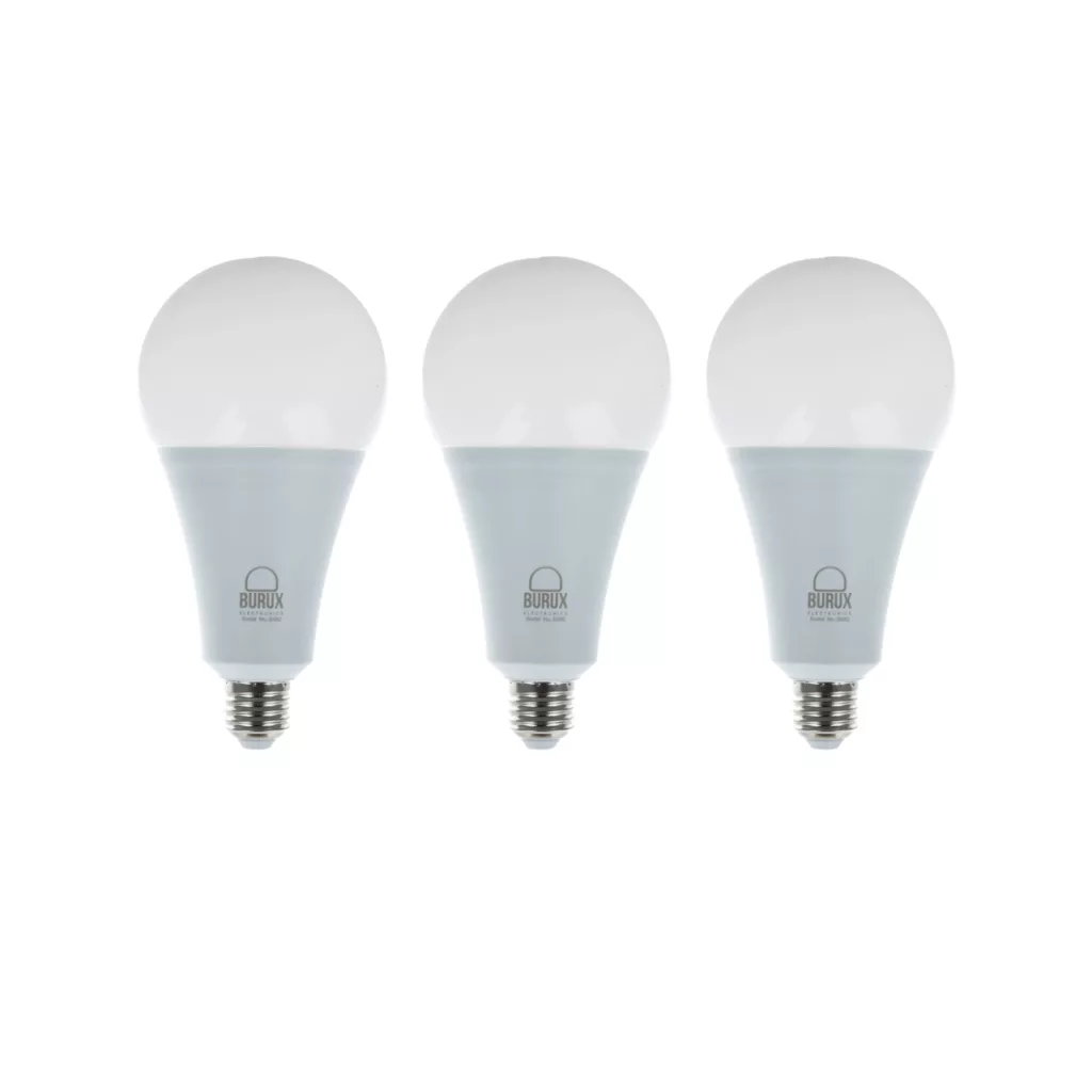 لامپ ال ای دی 15 وات بروکس مدل A70 پایه E27 بسته 3 عددی