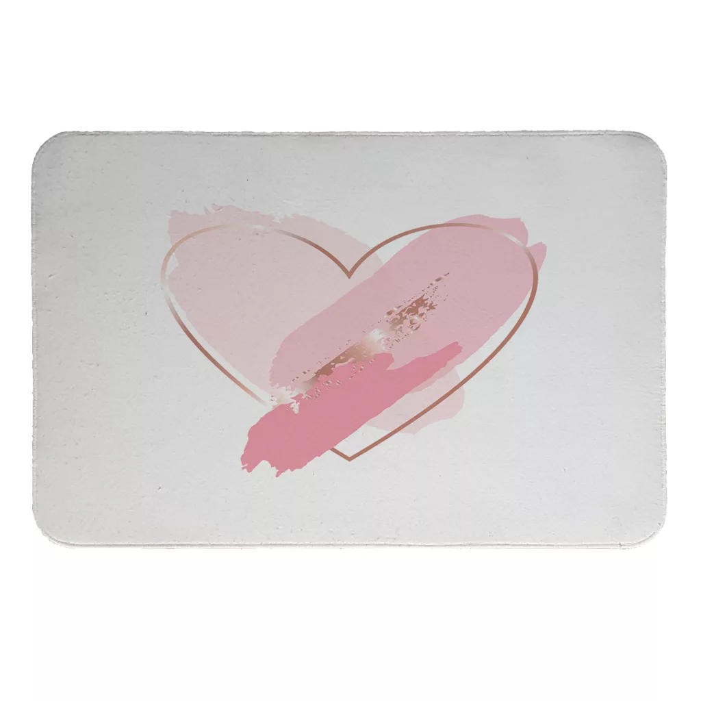 پادری طرح قلب کد 8586 سایز 80 × 50 سانتی متر