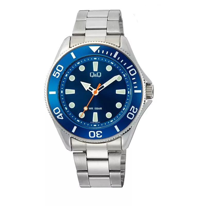 ساعت مچی عقربه‌ای کوارتز مردانه کیو اند کیو مدل C72A-002