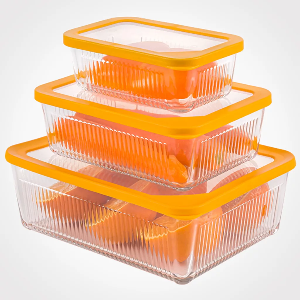 ظرف نگهدارنده مدل شیاردار کد DH21 مجموعه 3 عددی