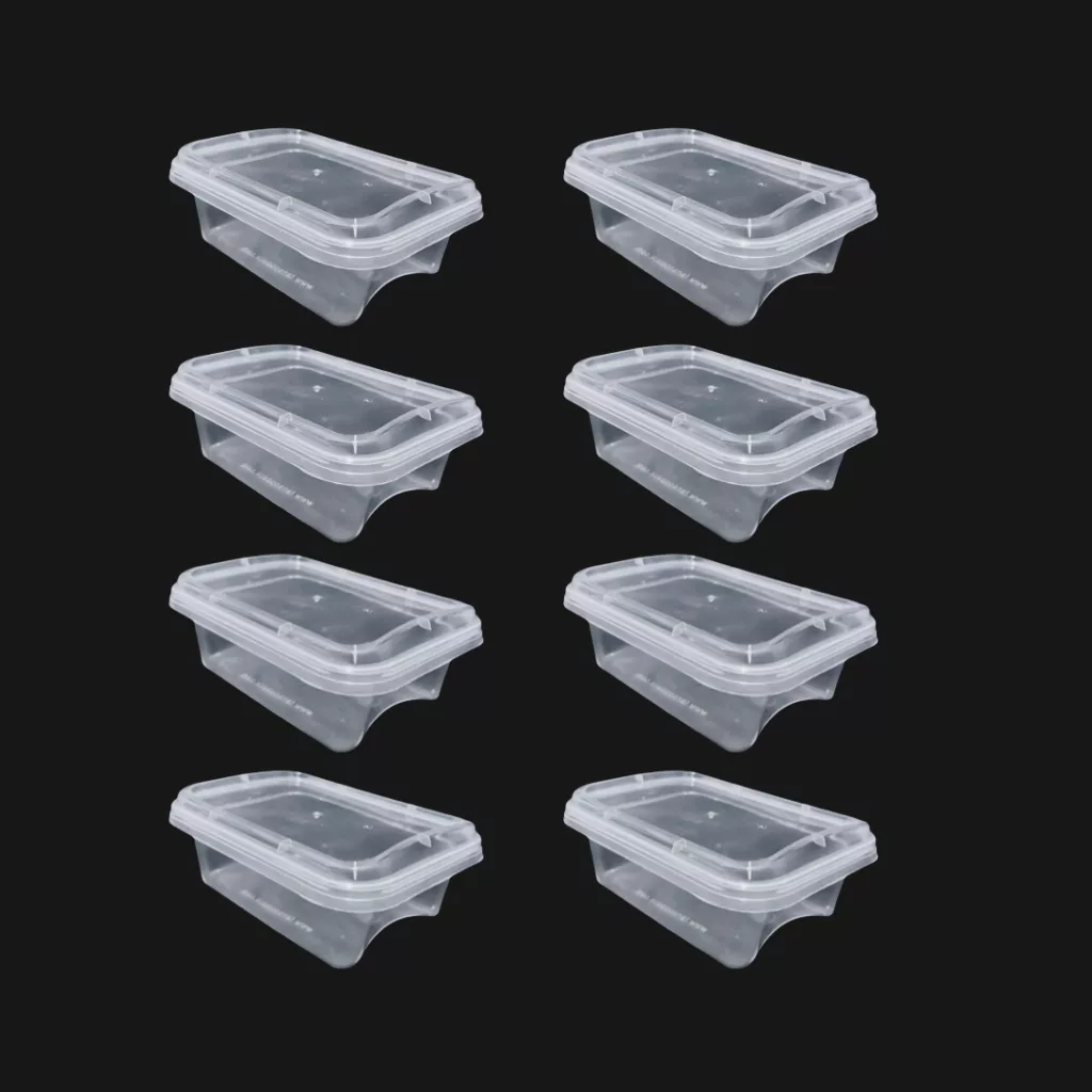 ظرف نگهدارنده مدل فریزری کد 200cc مجموعه 8 عددی