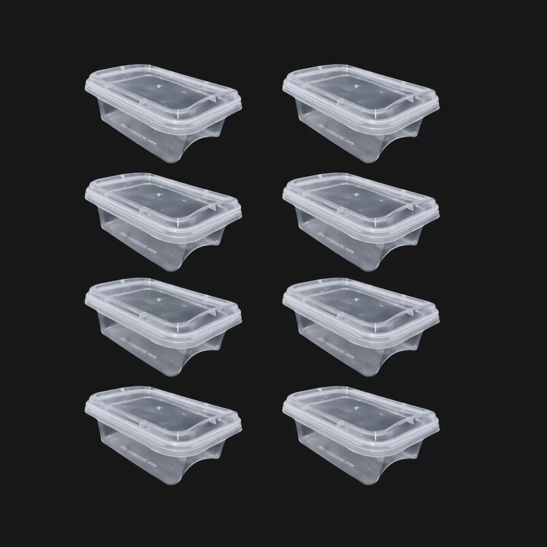 ظرف نگهدارنده مدل فریزری کد 200cc مجموعه 8 عددی