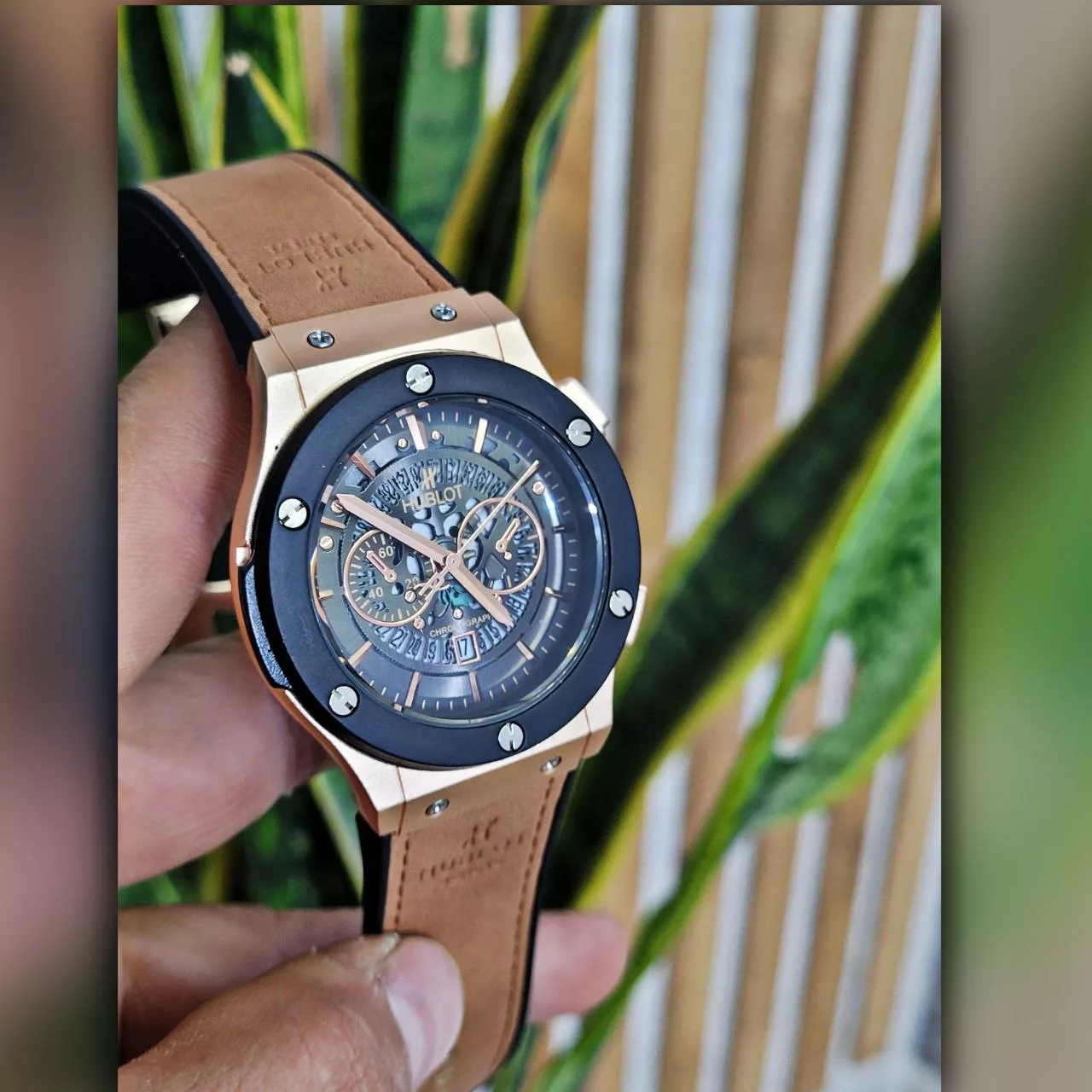 ساعت مچی عقربه‌ای مردانه  مدل اسکلتون رینگدار grroz