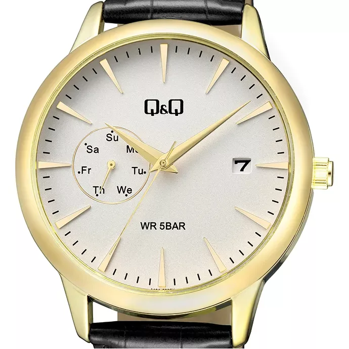 ساعت مچی عقربه‌ای مردانه کوارتز کیو اند کیو مدل A12A-005PY