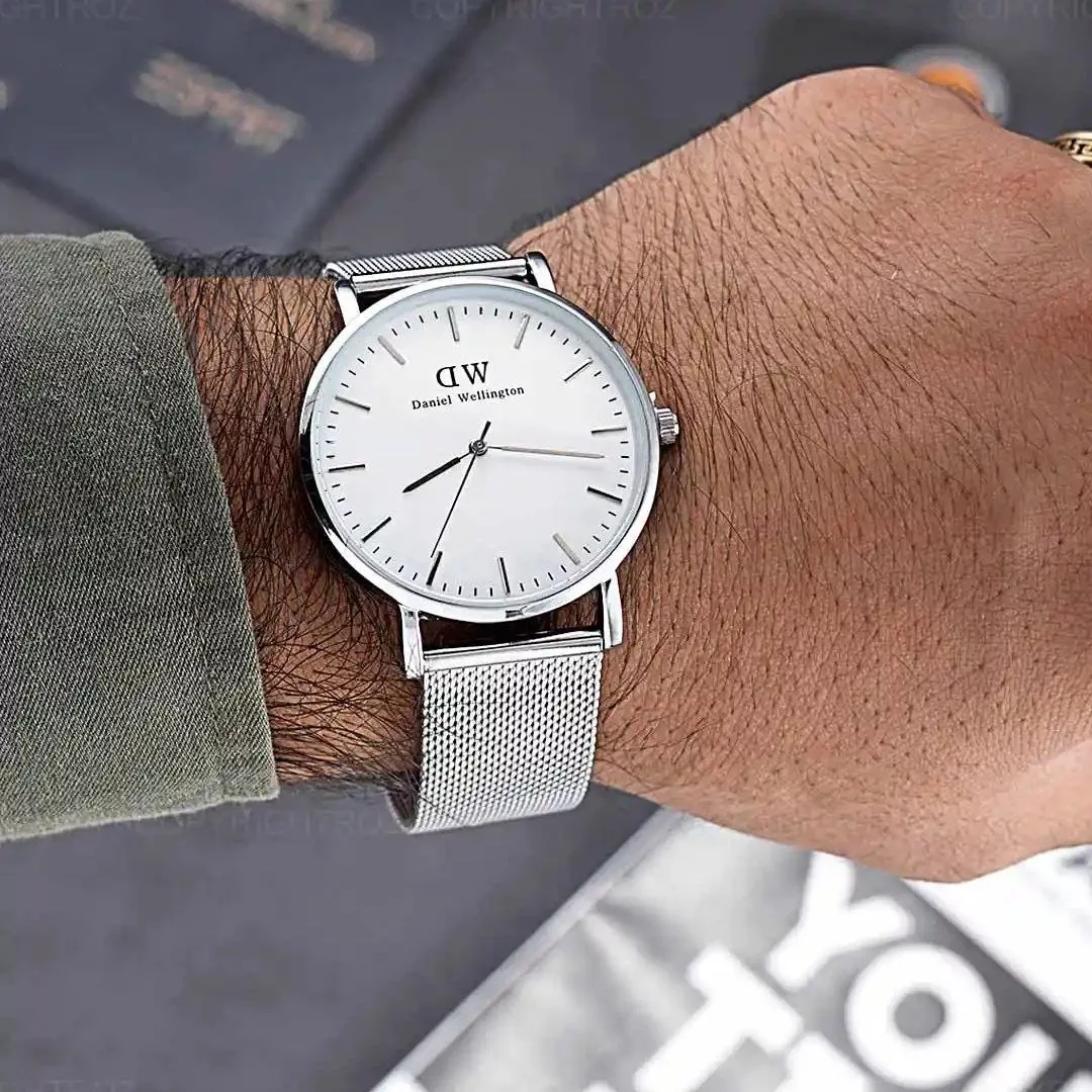 ساعت مچی عقربه‌ای مردانه  مدل حصیری کد Nn