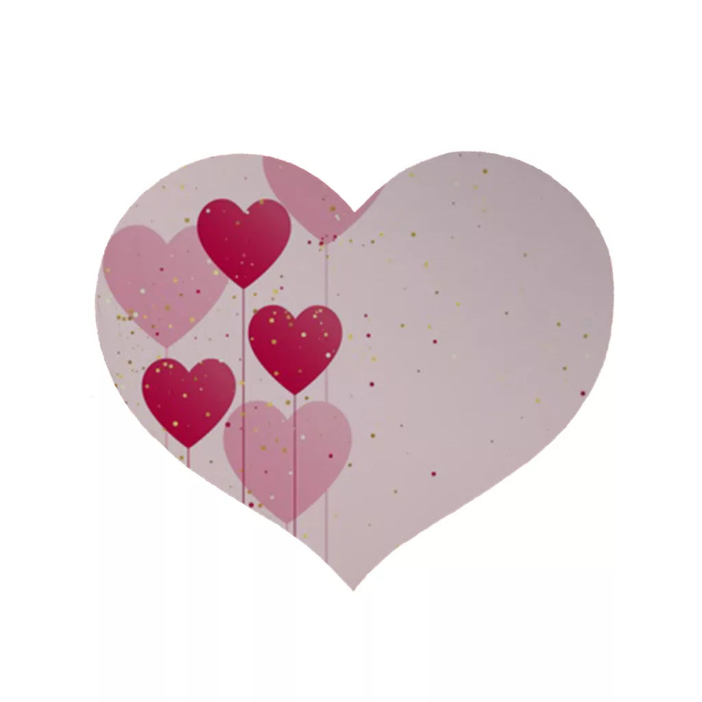 پادری مدل قلب طرح قلب کد 8192 سایز 90 × 90 سانتی متر