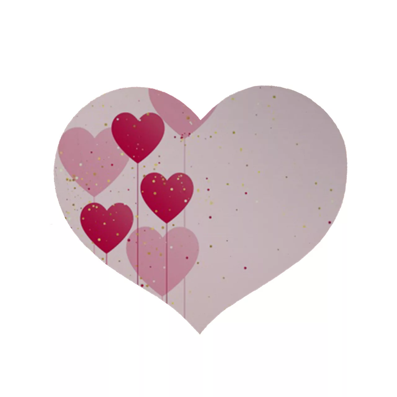 پادری مدل قلب طرح قلب کد 8192 سایز 90 × 90 سانتی متر