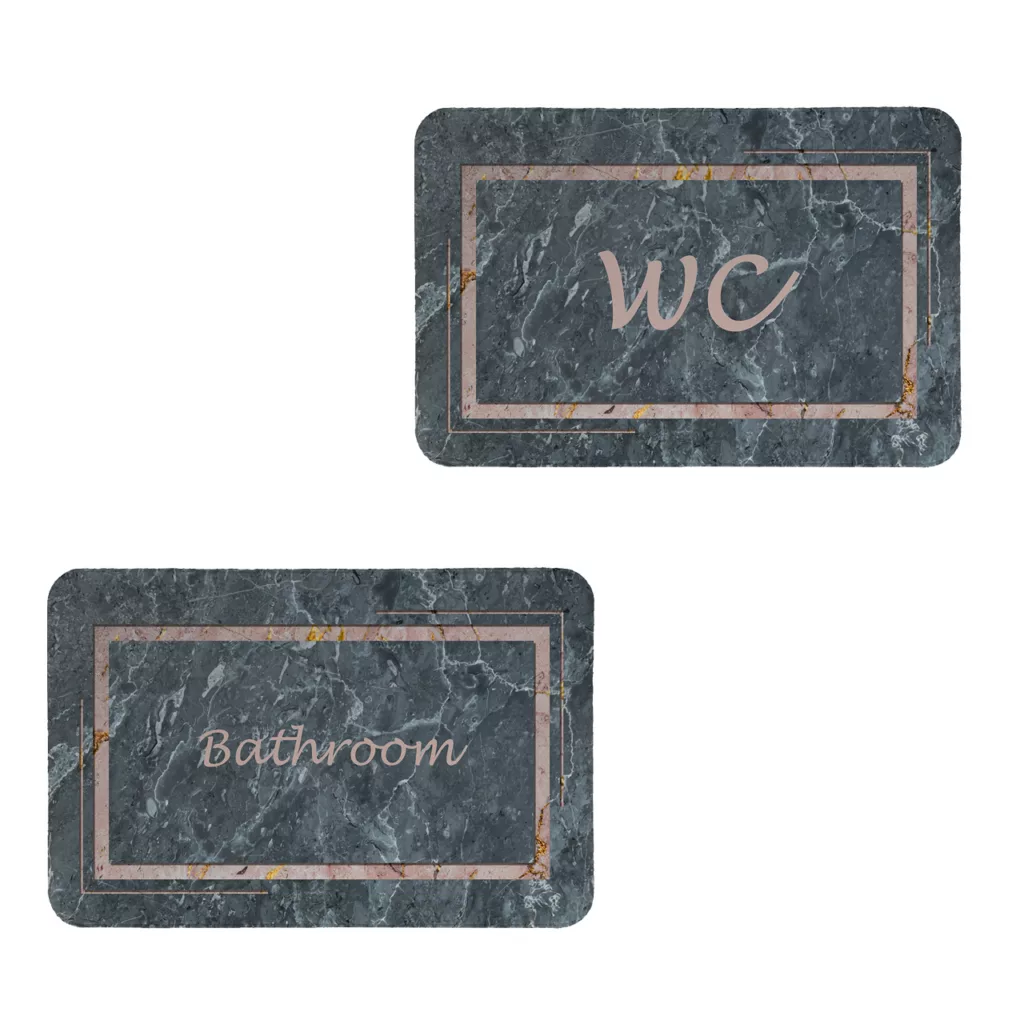 پادری طرح حمام و سرویس بهداشتی کد 8748 سایز 60×40 سانتی متر مجموعه دو عددی