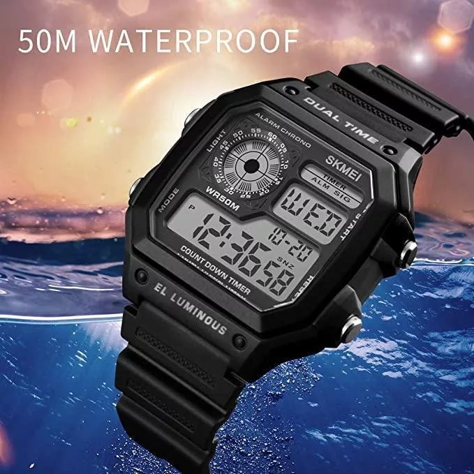 ساعت مچی دیجیتال مردانه اسکمی مدل 1299 BK